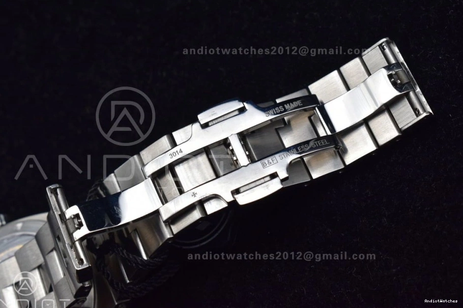 SS Dial Bracelet A on Edition 924 ZF Overseas SS 4500V 1:1 Sleek Silver Best 1222